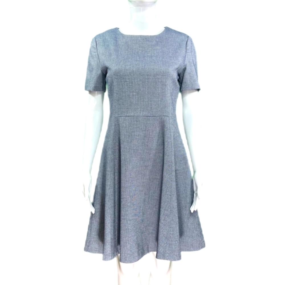 Theory Linen A-line Dress. Navy- dark blue. Size 4